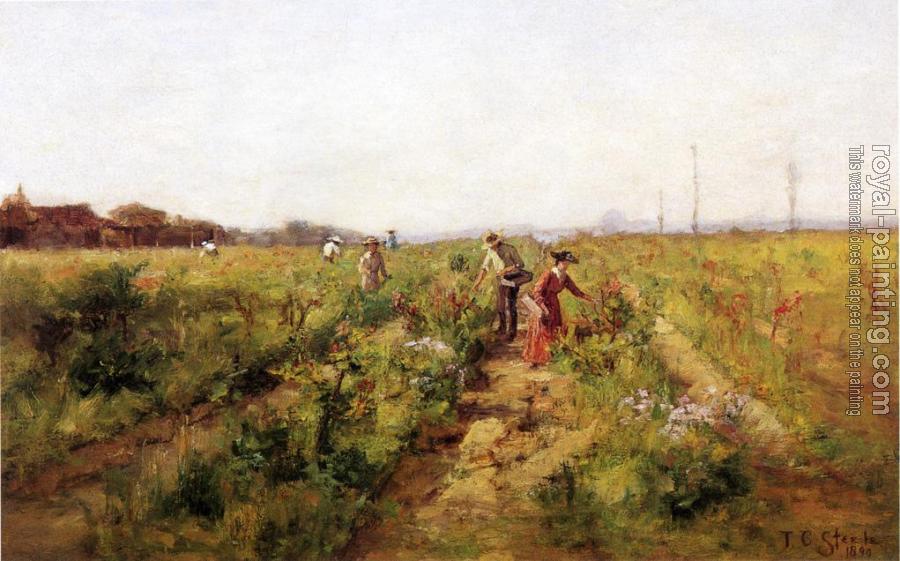 Theodore Clement Steele : In the Berry Field II